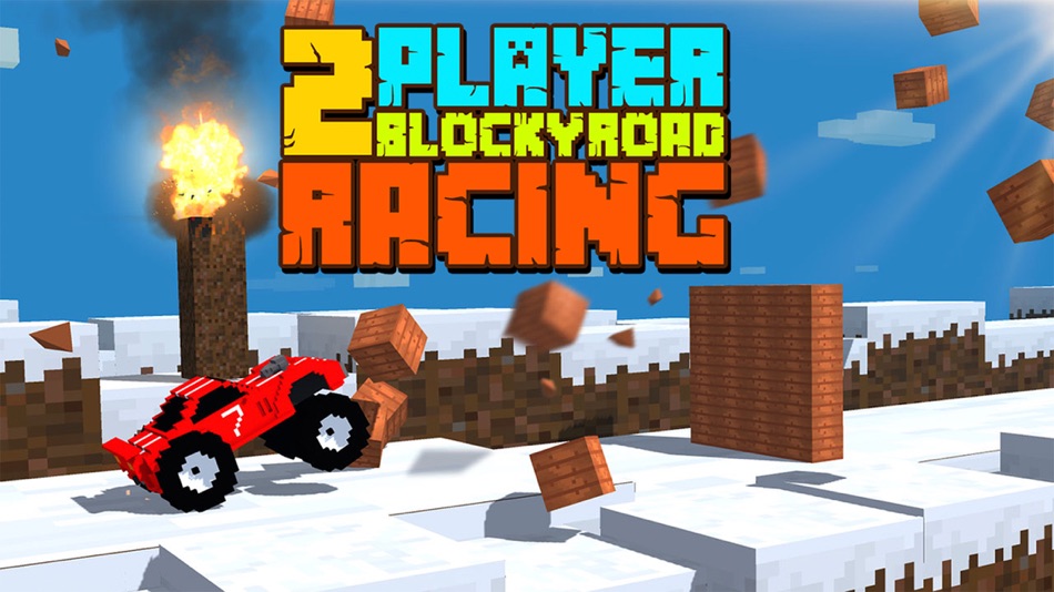 2 Player Blocky Road Racing - 1.0.2 - (iOS)
