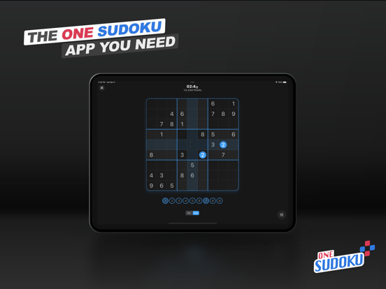 One Sudoku iPad app afbeelding 1