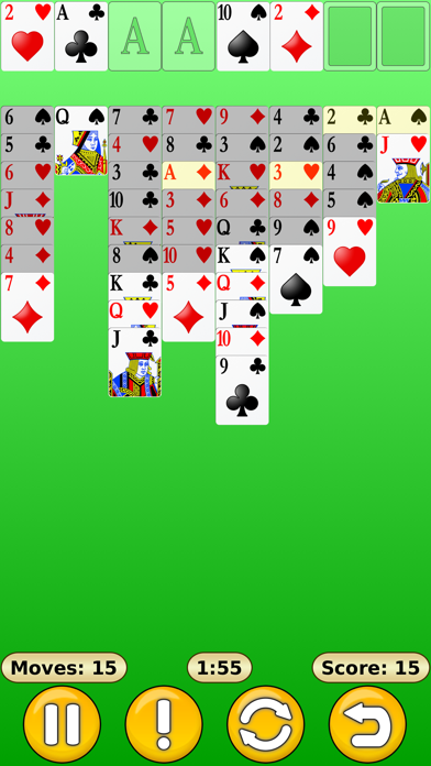 FreeCell Solitaire ~ Card Game Screenshot