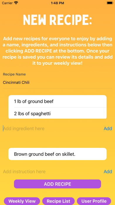 Hey Karah, What's For Dinner? Screenshot