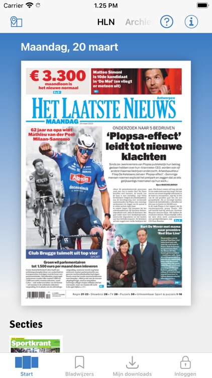 HLN krant