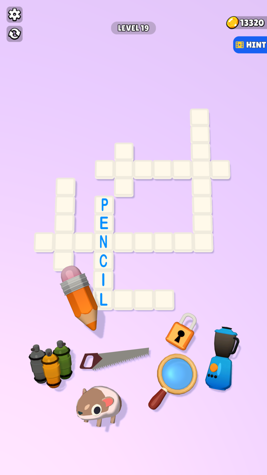 #3. Crossword Puzzle 3D (iOS) 由: Bahadir Yerdelen