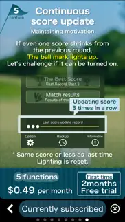 How to cancel & delete best score - golf score manage 1