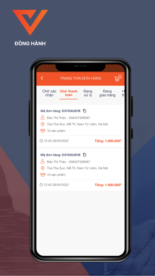 #3. Đồng Hành - Vconnex Partner (iOS) 由: VCONNEX INDUSTRY TECHNOLOGY JOINT STOCK COMPANY