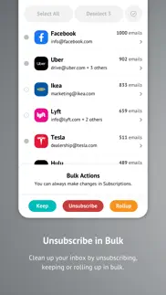 unroll.me - email cleanup iphone screenshot 2