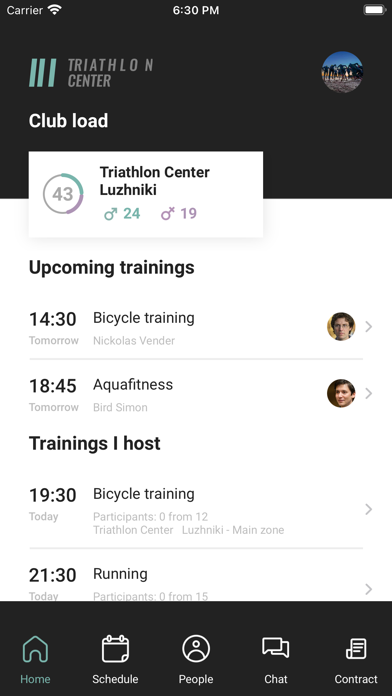 Triathlon Center Screenshot