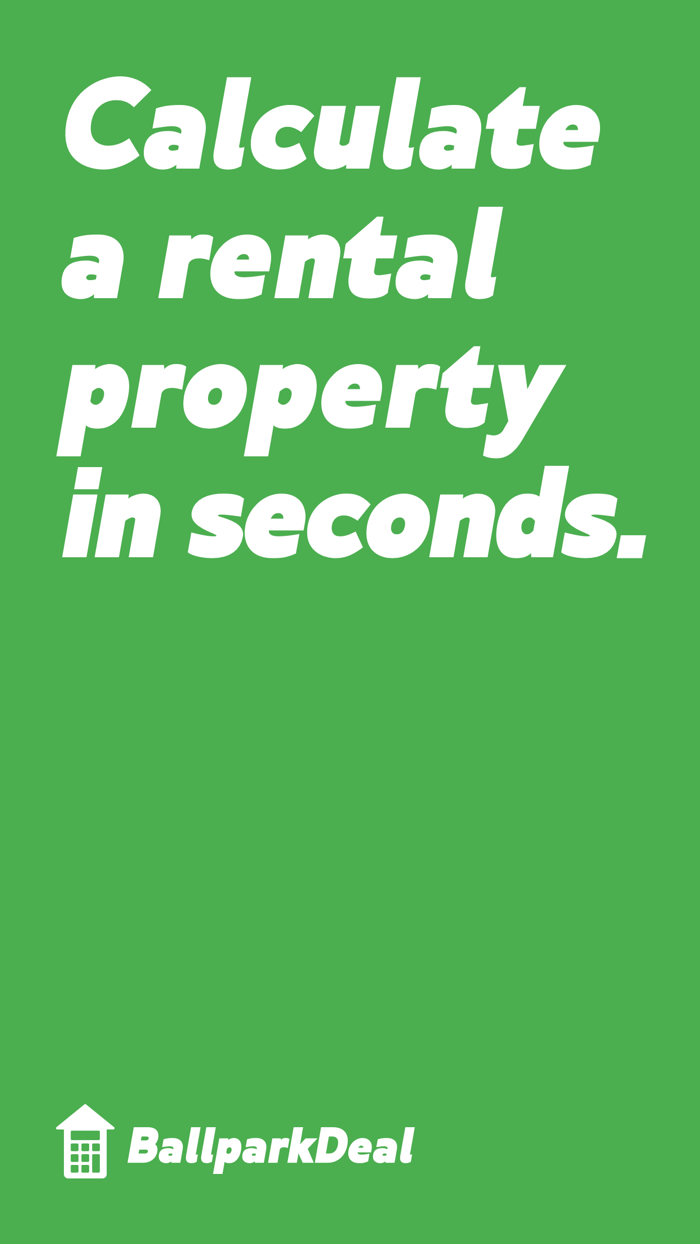 Rental Calculator BallparkDeal