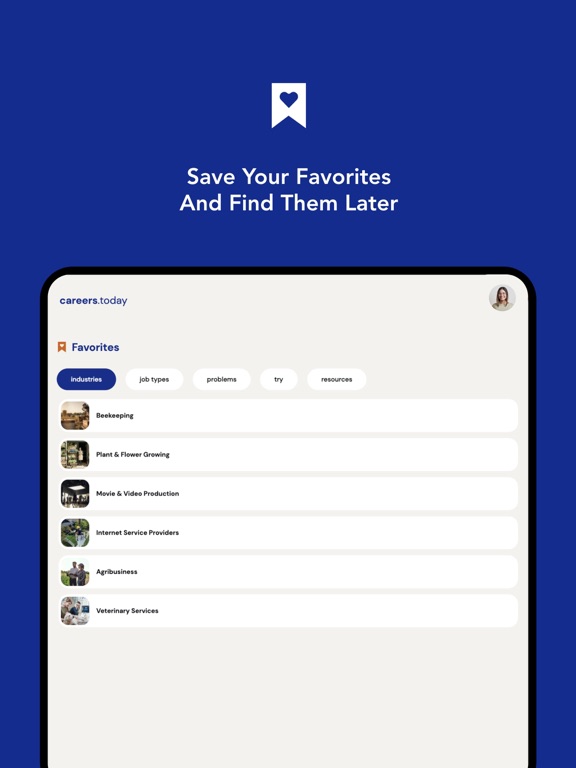 careers.today iPad screenshot 3 - Education app