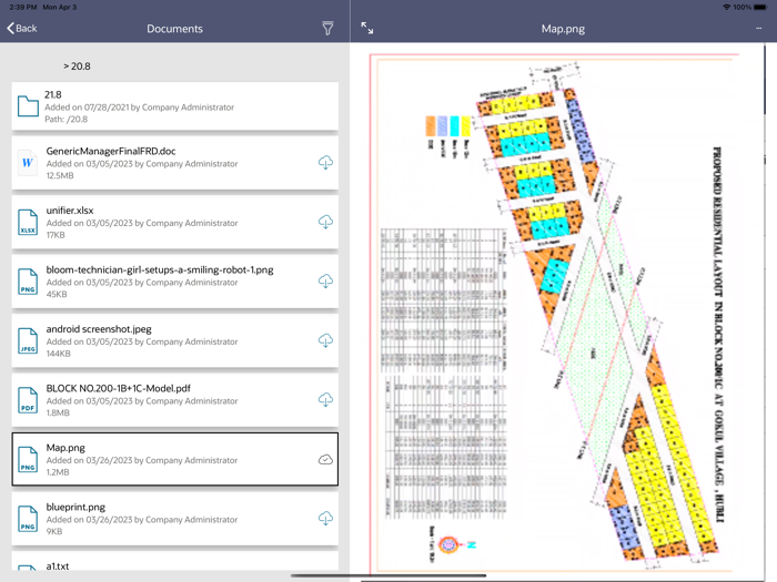 Oracle Primavera Unifier