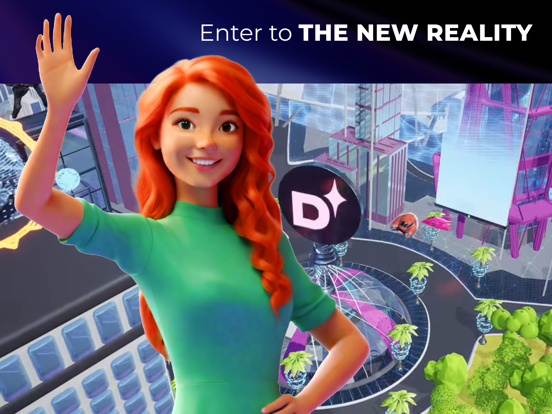 DEXART Metaverse iPad screenshot 1 - Social Networking app