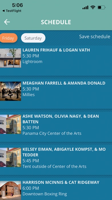 Panama City Songwriters Fest Screenshot