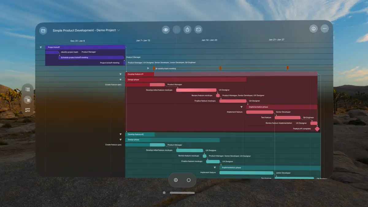 OmniPlan 4 screenshot 1