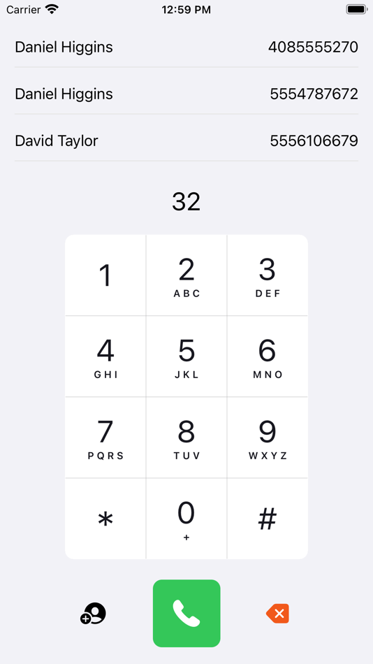 #2. Dialer T9 (iOS) 由: Damjan Dimovski