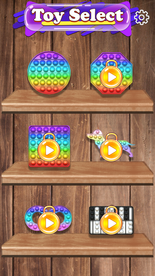 #2. Pop It ASMR 3D Fidget Toy (iOS) By: Megarama Games Ltd