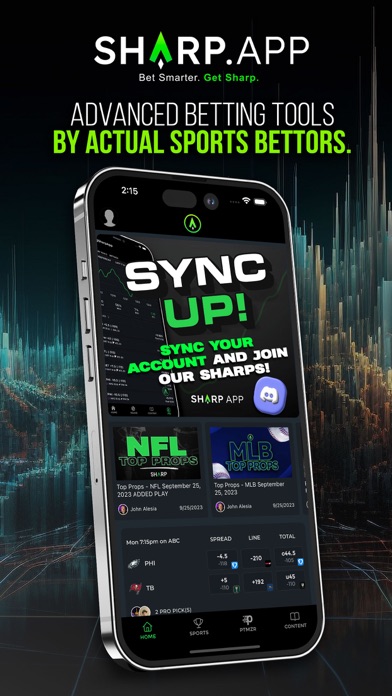 Sharp App: Sports Betting Screenshot