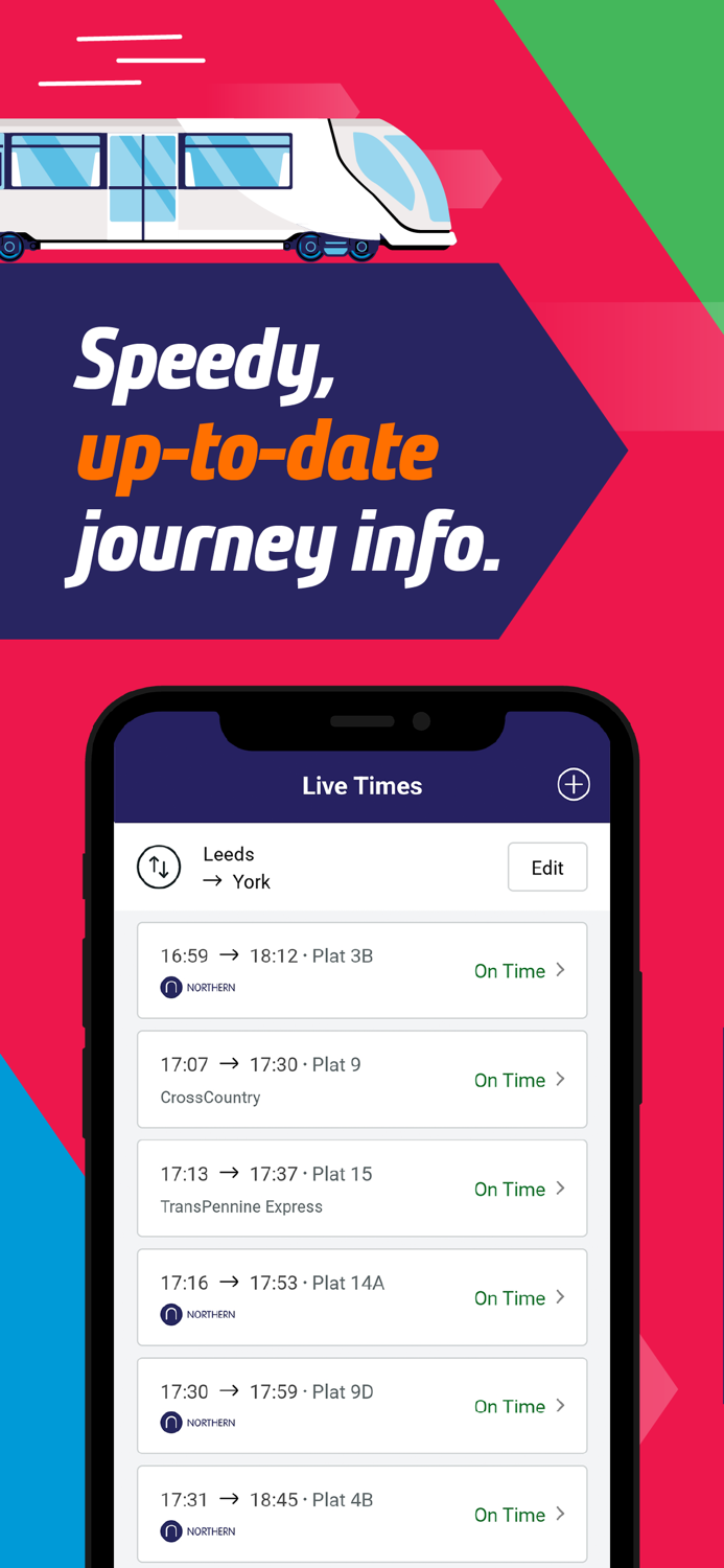 Northern train tickets and times