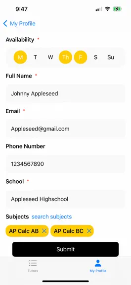 Game screenshot PeerTutors101 apk