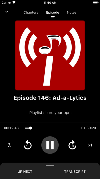 Anytime Podcast Player Screenshot