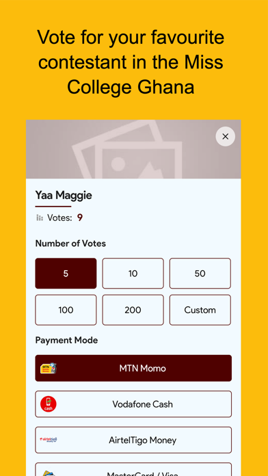 Miss College Ghana Screenshot