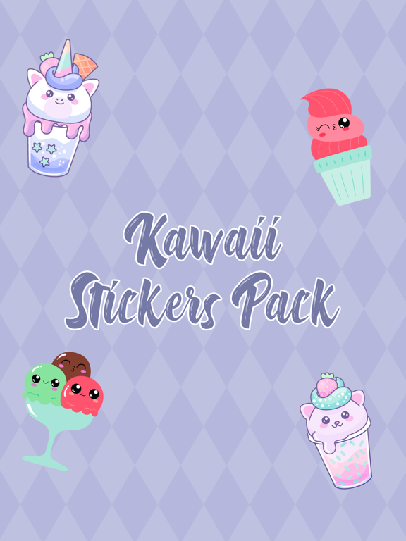 Screenshot #4 pour Kawaii Stickers Pack