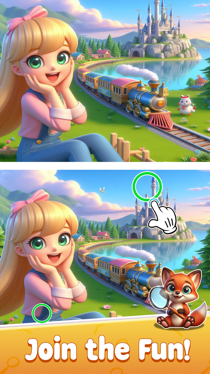 Find The Difference Cartoon