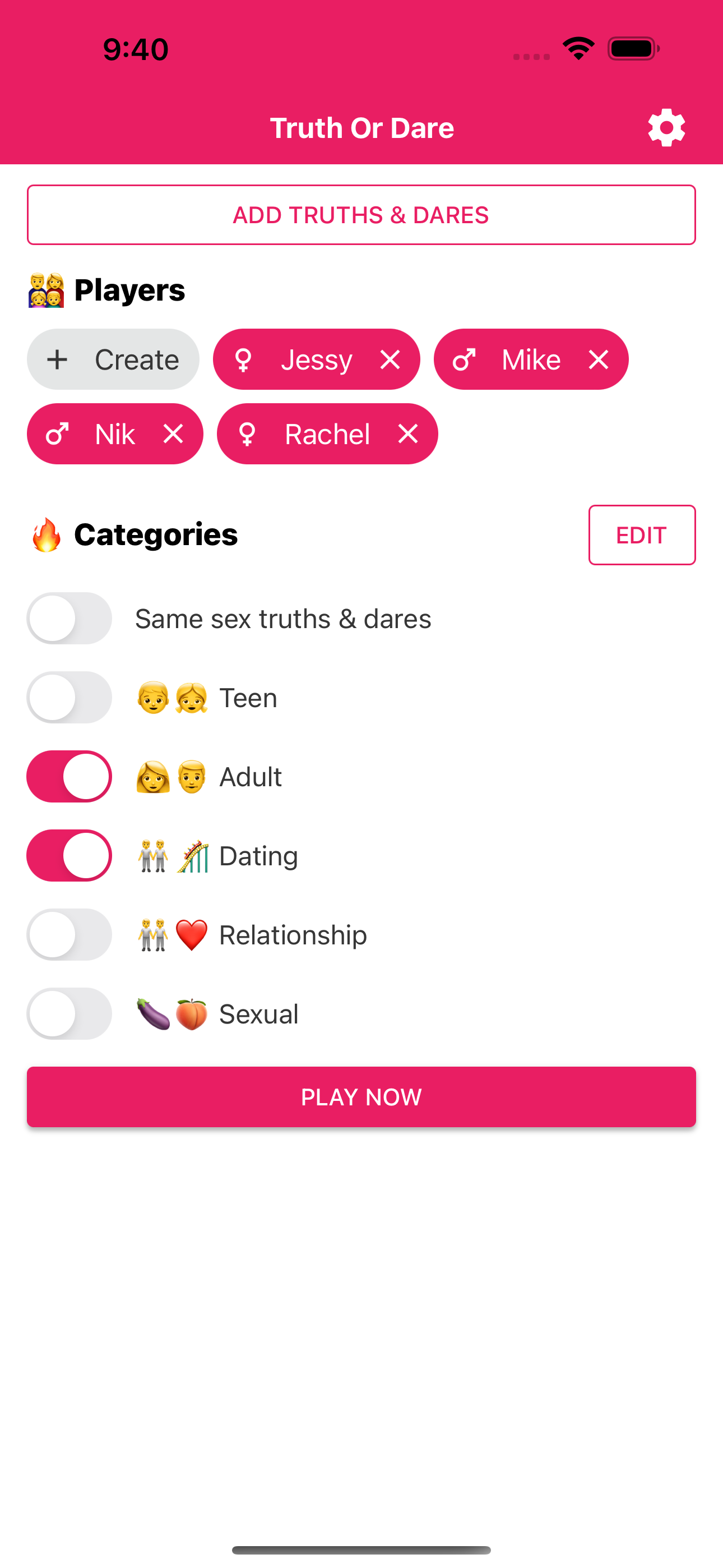 Truth Or Dare - 100% Dirty