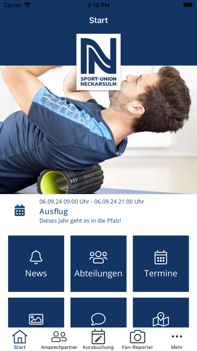 Sport-Union Neckarsulm e.V. Screenshot