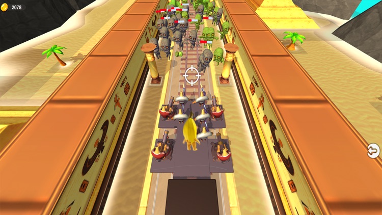 Toilet Banana Defense Monster