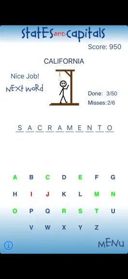 Game screenshot States and Capitals apk
