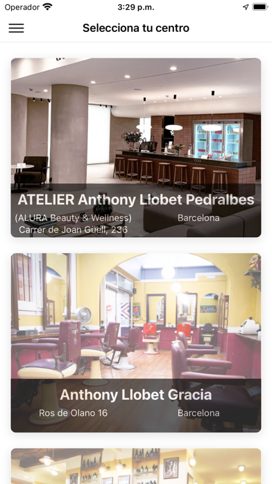 Anthony Llobet Hair Salon Screenshot