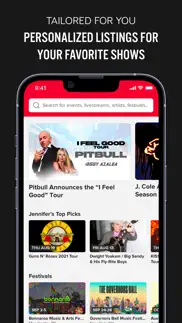 live nation – for concert fans iphone screenshot 1