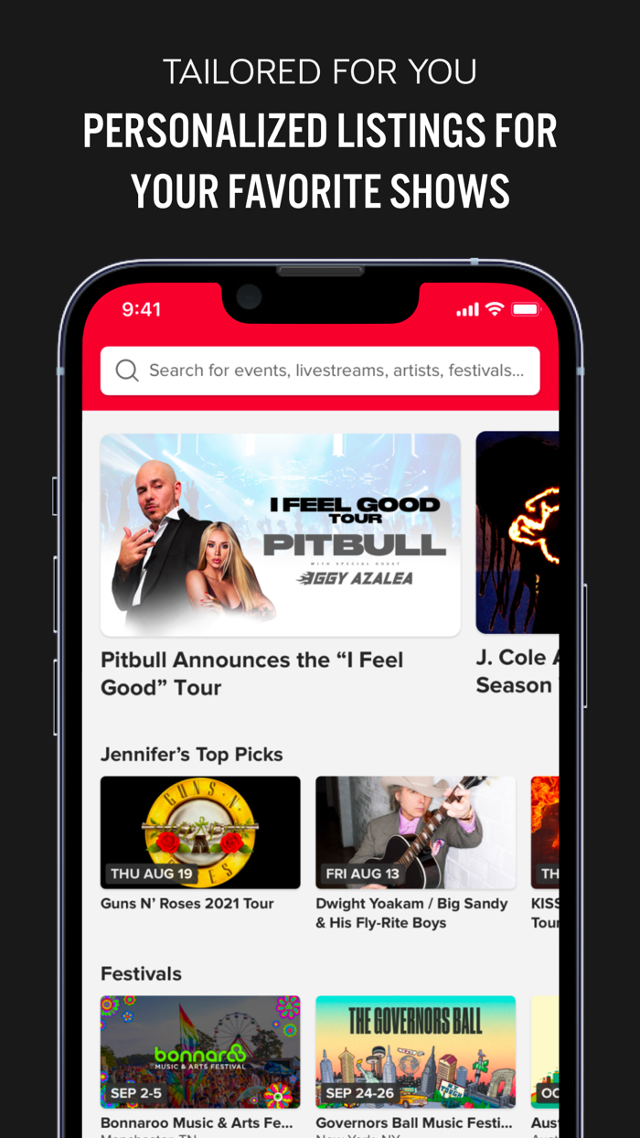 Live Nation – For Concert Fans