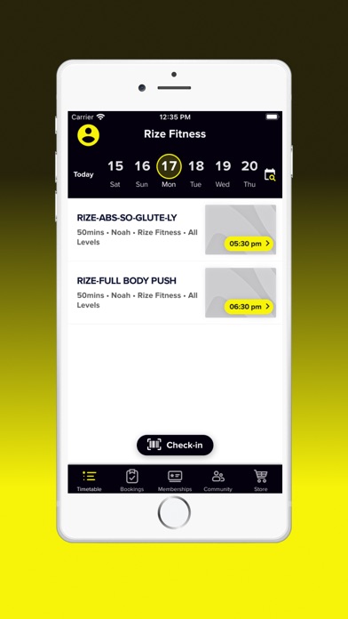 Rize Fitness Screenshot