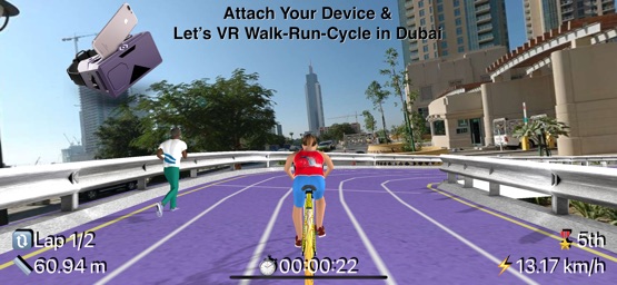 Screenshot of Walk Run Cycle VR - Dubai 2019