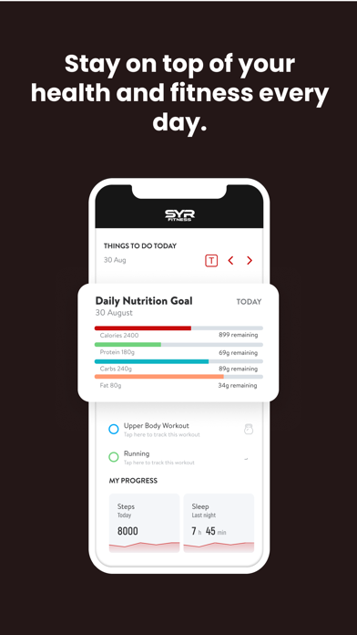SYR FITNESS Screenshot