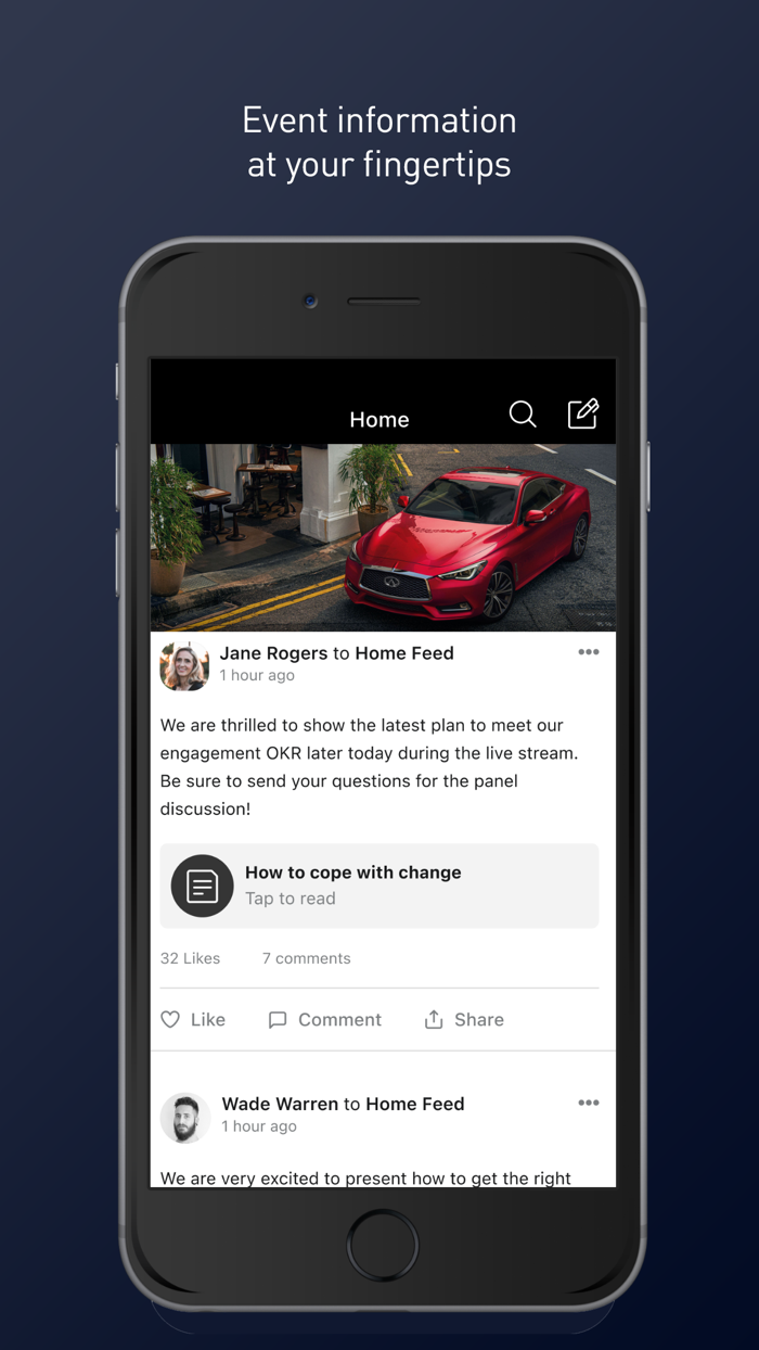 INFINITI Meetings and Events