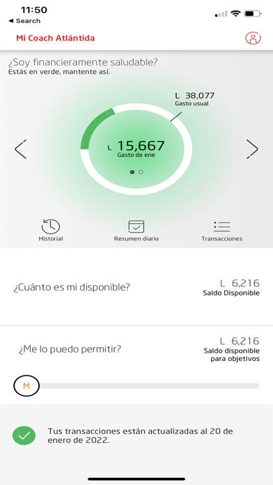 Mi Coach Atlántida Screenshot