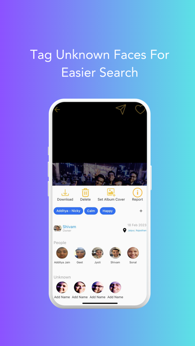 The LIT App - AI Photo Sharing Screenshot