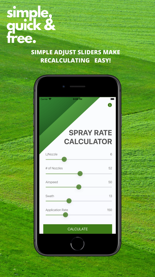 #1. Spray Rates (iOS) 由: PITCHLINKS LIMITED
