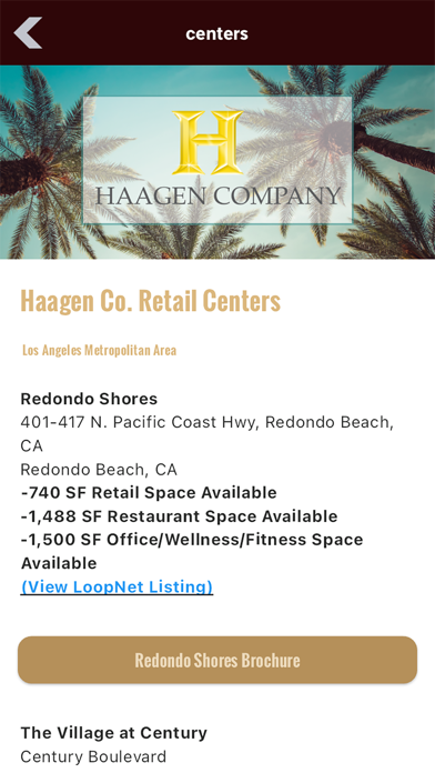 Haagen Co. Shopping App Screenshot
