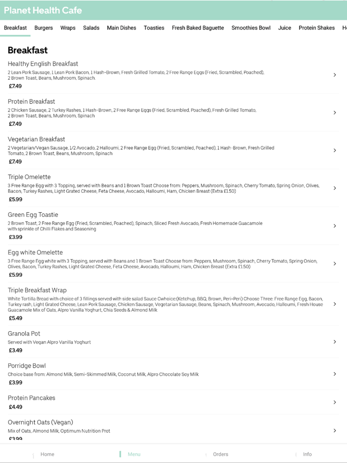 Planet Health Cafe L9