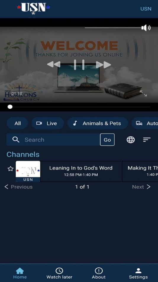 #1. USN Stream (iOS) 由: Soul Hitz Communications