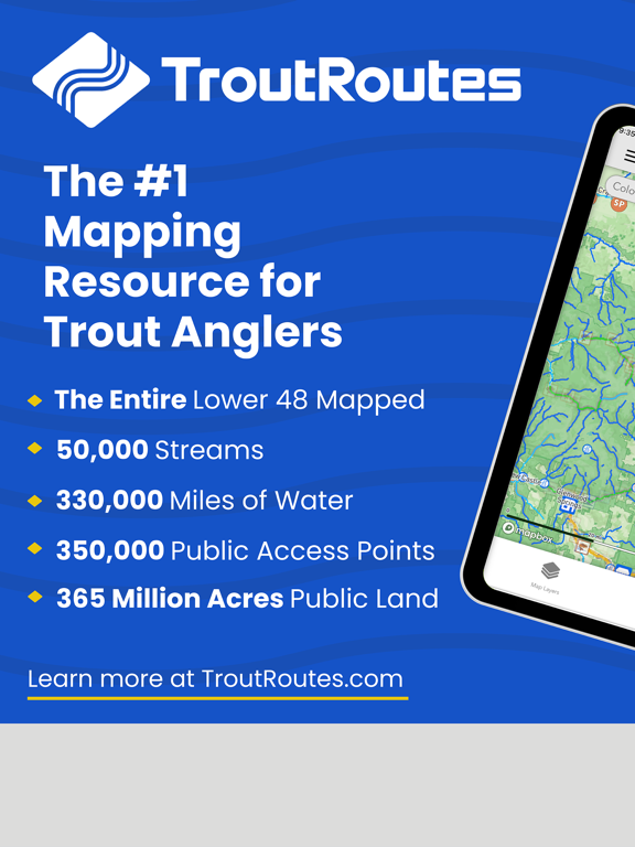 Screenshot #4 pour TroutRoutes: Fly Fishing App