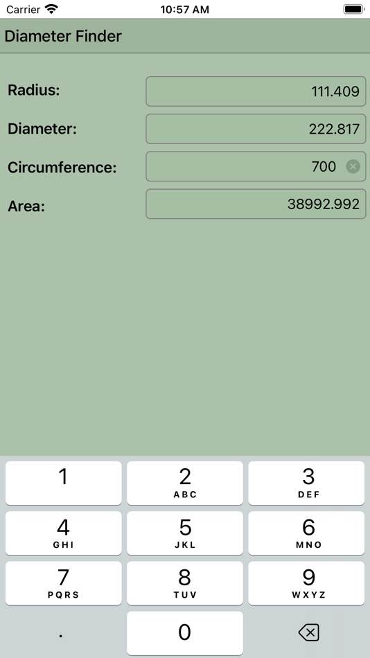 #7. Diameter Finder - Circle Calc (iOS) 由: Krzysztof Gwiazda