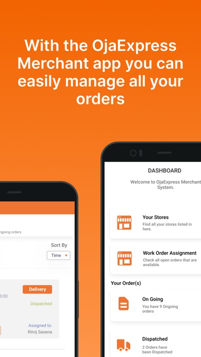 OjaExpress Merchant Screenshot