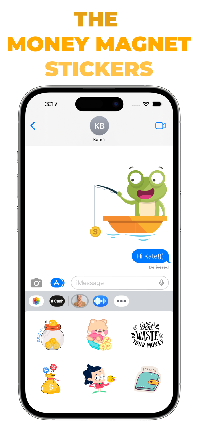 The Money Magnet stickers