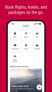 cheaptickets hotels & flights iphone screenshot 1