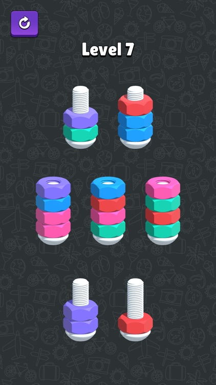 Nuts And Bolts Sort Puzzle