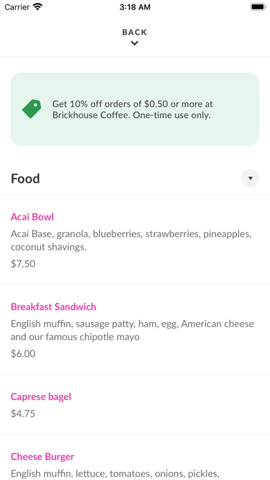 Brickhouse Coffee CA Screenshot