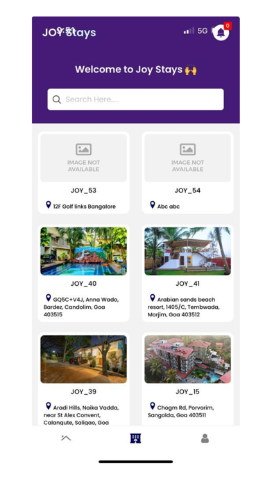 Joy Stays Investor Screenshot